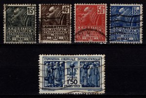 France 1930-31 International Colonial Exhibition, Set [Used]