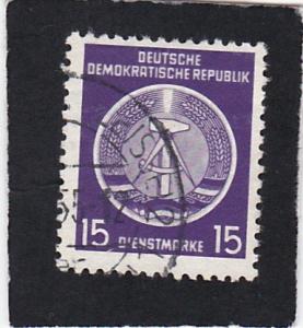 Germany  GDR  #  O - 6  used