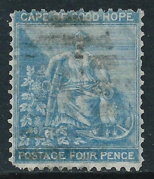 Cape of Good Hope, Sc #17, 4d Used