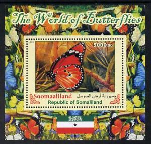 Somaliland 2011 The World of Butterflies #2 perf souvenir...