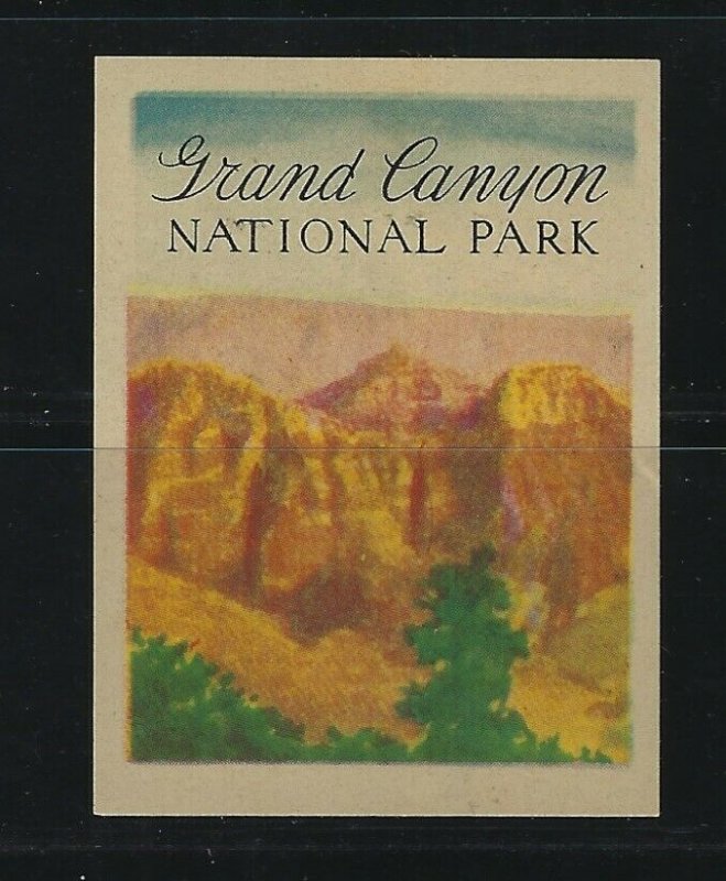 UNITED STATES - GRAND CANYON NATIONAL PARK POSTER STAMP MNH