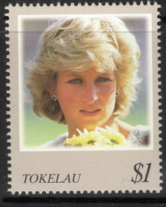 TOKELAU ISLANDS SG275 1998 PRINCESS DIANA MNH