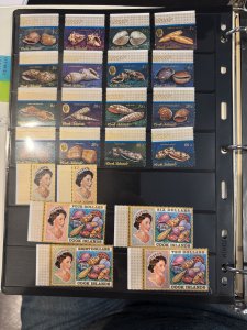COOK ISLANDS SG 466-487 SC 381-402 MNH