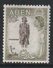 1954 Aden - Sc 60 - MNH VF - 1 single - Tribesman