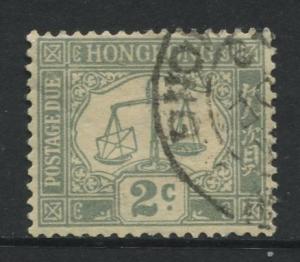 Hong Kong - Scott J6 - Postage Due Issue -1938 - FU - Single 2c Stamps