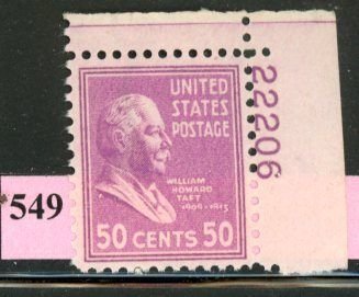 PKStamps - USA - 831 - MNH - Plate Number Single #29-549