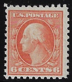 Scott #468 - $150.00 – Fine-OG-NH – Pristine mint example. Lively bright color.