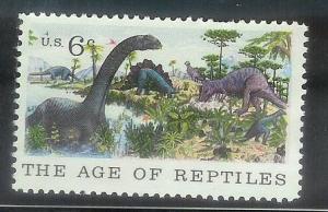 US #1390 6¢ Reptiles - Dianosaurs