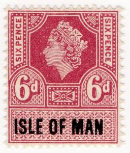 (I.B) Elizabeth II Revenue : Isle of Man 6d 