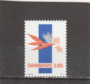 Denmark  Scott#  832  MNH  (1987 Art Appreciation)