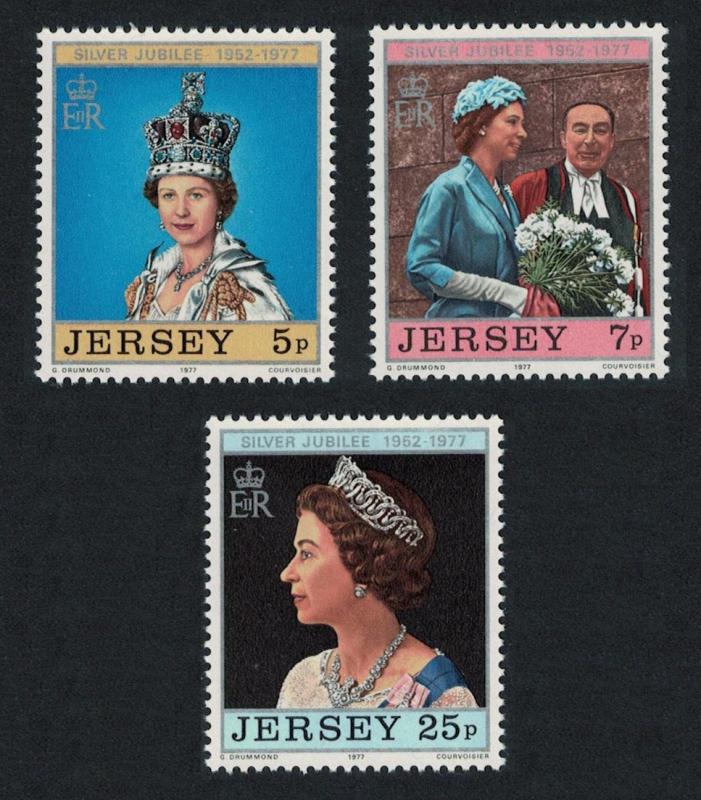 Jersey Silver Jubilee 3v SG#168-170