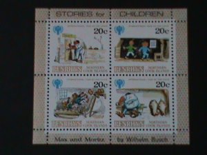 PENRHYN-N.COOKS ISLANDS-1979-INTEL YEAR OF THE CHILD-CARTOONS.-MNH- S/S-VF