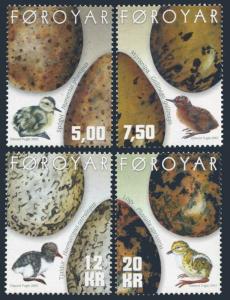 Faroe 418-421,MNH. Eggs and chicks,2002.