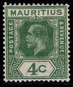 MAURITIUS GV SG226c, 4c green, LH MINT. Cat £16.