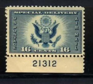 CE1 Lower 21312 Plate Number Single Mint Never Hinged