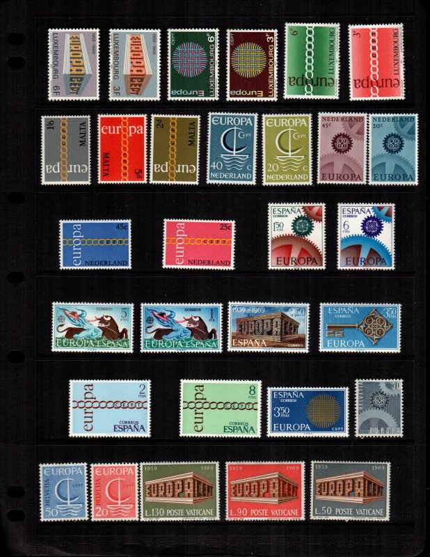 Europa  31 diff MNH