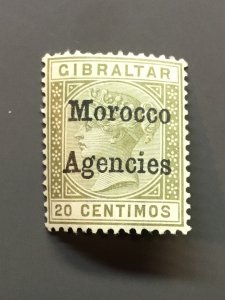 Great Britain Offices in Morocco #3 F-VF MLH. Scott $ 17.50