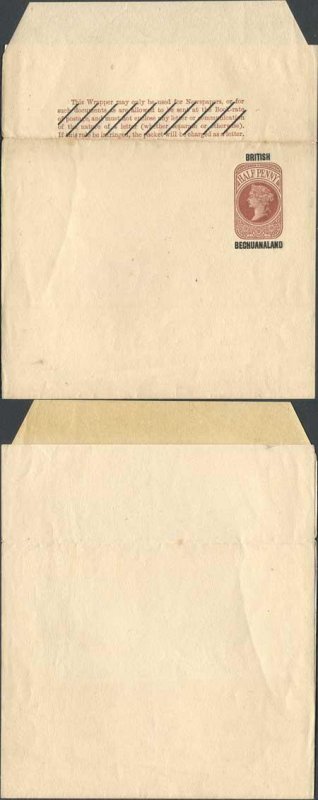 British Bechuanaland QV 1/2d Wrapper 