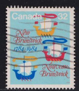 Canada 1014 Lymphad Sailing Vessels 32¢ 1984