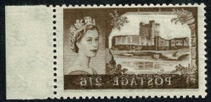 GB 1959 2/6 De La Rue. The Classic OFFSET variety. SG 595 var.