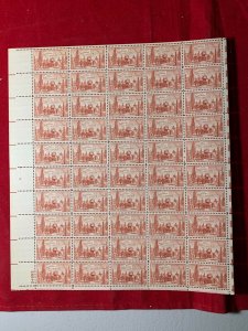 Scott # 1028 - US Sheet Of 50 - Gadsden Purchase - MNH - 1953