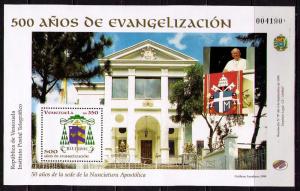 VENEZUELA Sc# 1604 - 1605 MNH FVF Set2 x Sheet Evangelism