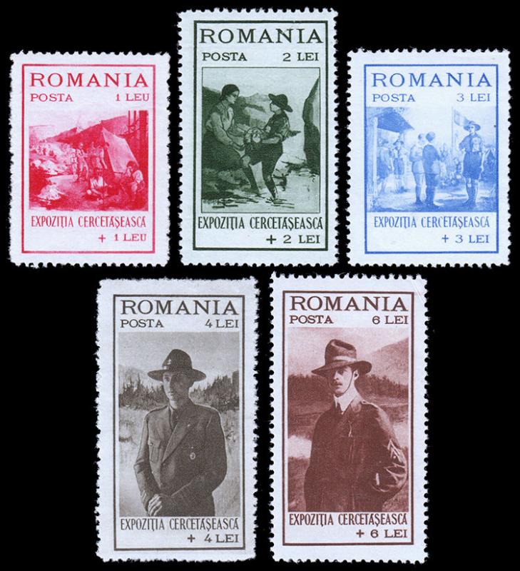 Romania Scott B26-30 (1931) Mint LH VF Complete Set, CV $32.25 B