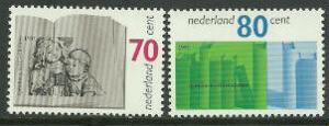 Netherlands #801-2 MNH Set, Public Libraries