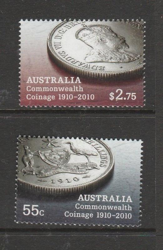 Australia 2010 Coins UM/MNH SG 3350/1