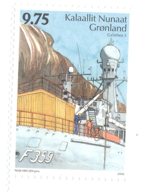 Greenland Sc 481 2006 Galathea 3 Expedition stamp mint NH