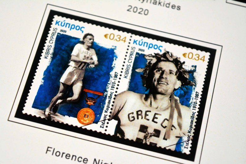 COLOR PRINTED GREEK CYPRUS 2011-2020 STAMP ALBUM PAGES (41 illustr. pages)