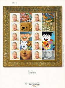 GB Stamp Show 2000 - Personalised Smilers sheet featuring Avedis Ketchian