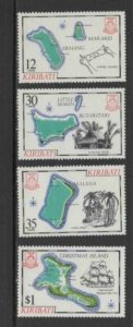 KIRIBATI #369-372 1981 ISLANDS MINT VF NH O.G