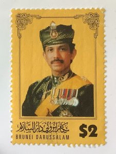 Brunei 1996 Scott 513 used - $2, Sultan Hassanal Bolkiah Mu'izzaddin Wad...