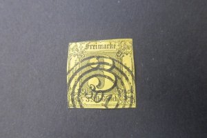 Germany Thurn & Taxis 1852 Sc 7 FU