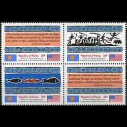 PALAU 1983 - Scott# 1-4 Post Service Set of 4 NH
