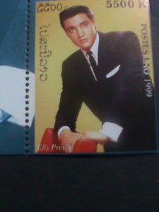 ​LAOS-1999 FAMOUS ROCK & ROLL MOVIE STAR-ELVIS PRESLEY - MNH S/S VERY FINE
