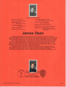 US SP1210 James Dean Souvenir Page #3082