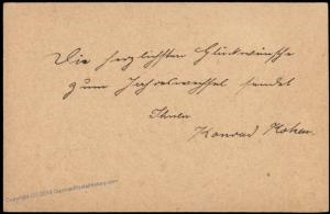 Germany WWI Navy SMS Augsburg Kommando MSP Feldpost Cover 75524