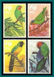 Fiji 1983 Parrots, MNH  481-484,SG651-SG654