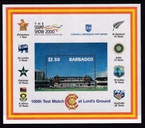 Barbados 981 Souvenir Sheet MNH VF