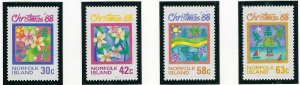 Norfolk Is 440-43 MNH 1988 Christmas (ak3339)