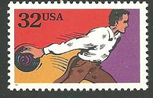 US Cat # 2963, Bowling, MNH*