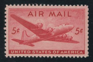 USA C32 - 5 cent Skymaster - XF Mint never hinged