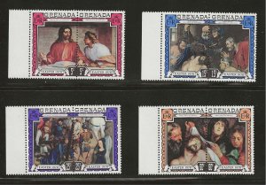 Grenada #350-57 MNH Easter 1970 Singles Mixture Collection / Lot (12051)