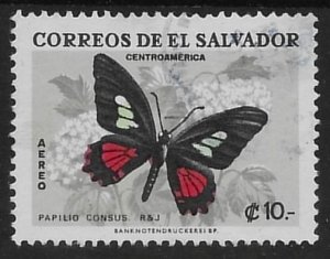 El Salvador  #C255  Butterfly  1969  MNH