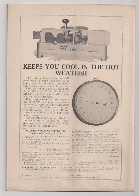 Postmasters Advocate: Three issues for Niagara Falls Postmaster convention 1929