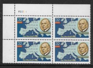 Sc 3141 PB Geo. Marshall P2222 1 MNH