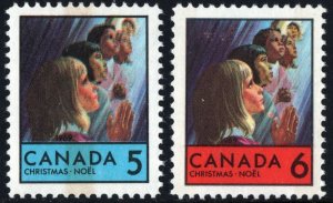 SC#502p-503p 5¢ & 6¢ Christmas: Children of the World in Prayer (1969) MLH