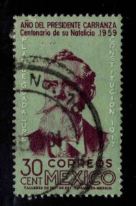 Mexico Scott 907 Used Carranza stamp similar cancels